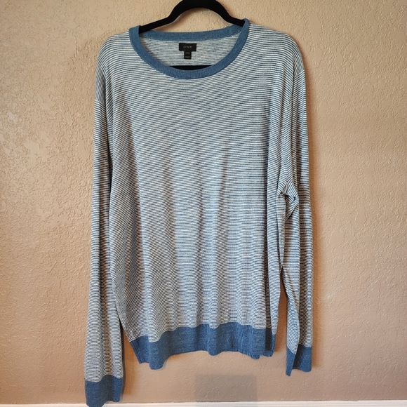 J Crew Sweater Blue Male Size XXL - Picture 1 of 9